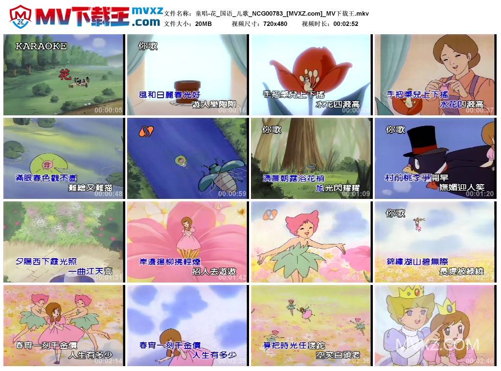 童唱-花_国语_儿歌_NCG00783